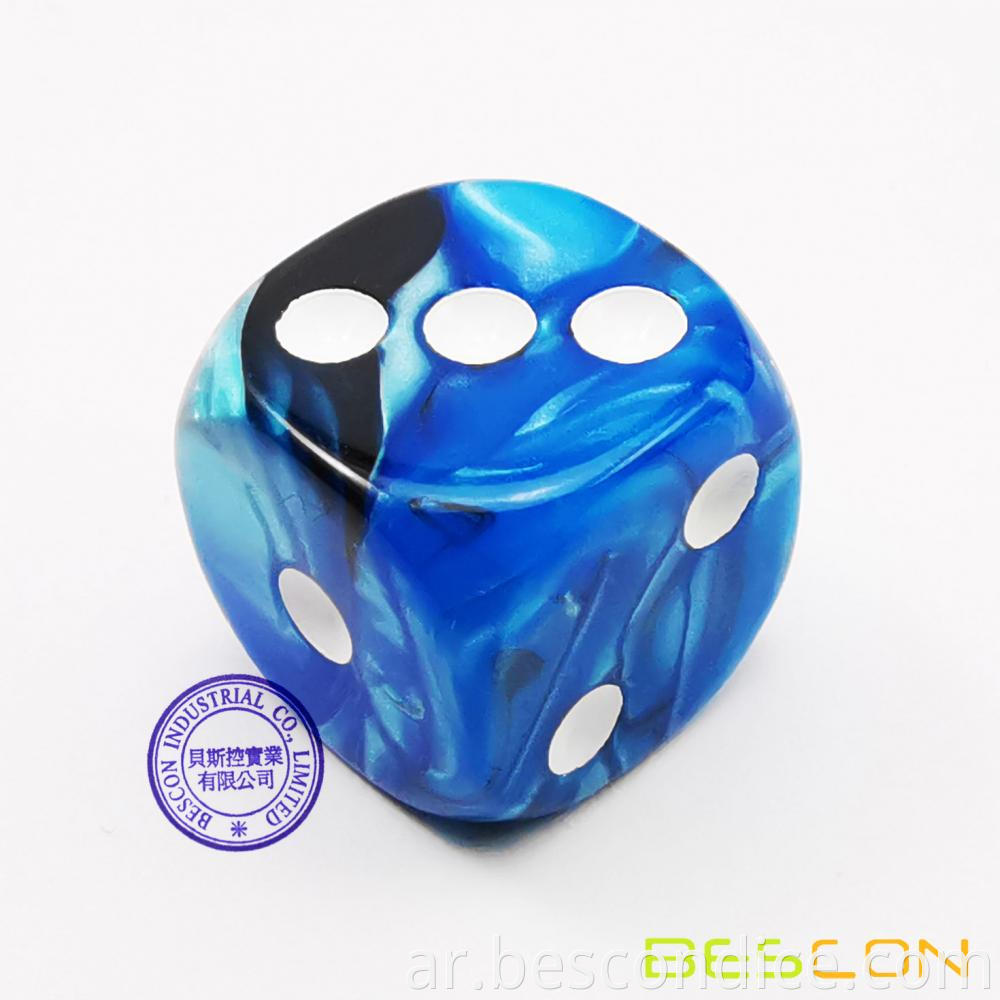 16mm Gemini 6 Sides Dice Two Tone Color 2